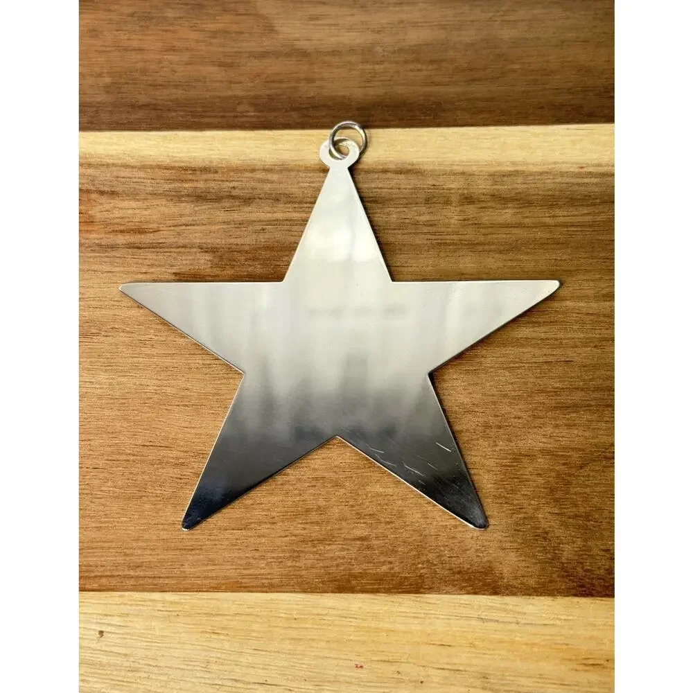 James Avery Retired Rare Large Sterling Silver Christmas Ornament